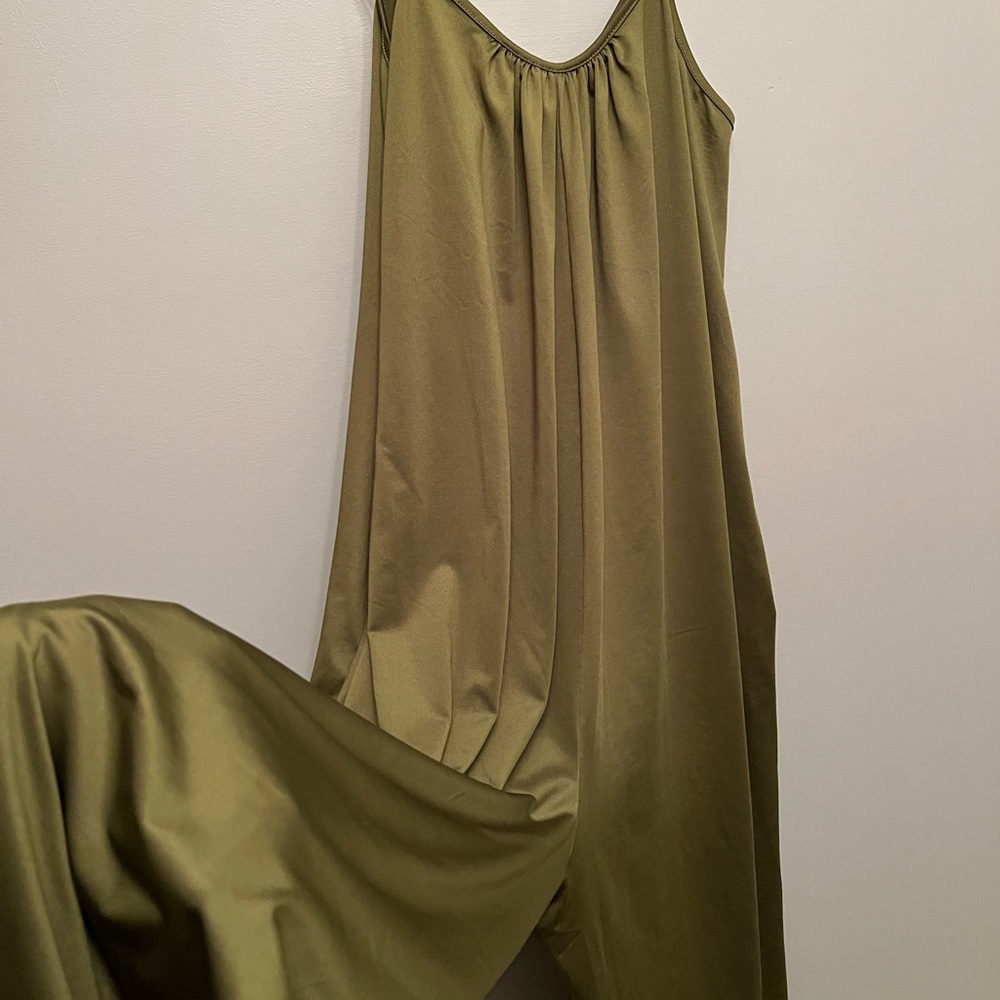 Olive green jumpsuit